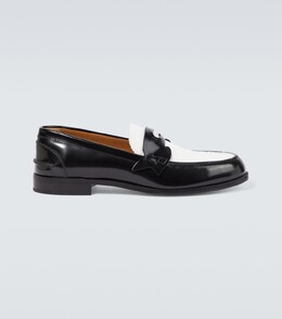 Christian Louboutin: Чёрные мокасины 