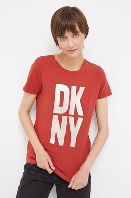 DKNY: Красная футболка 