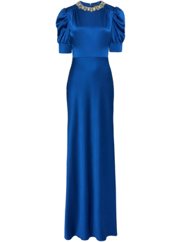 Jenny Packham: Синее платье 