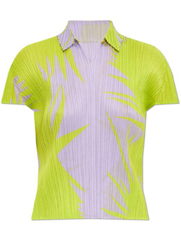 Pleats Please Issey Miyake: Топ с принтом 