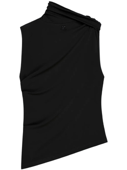 Courreges: Чёрный топ 
