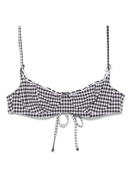 Frankies Bikinis: Чёрный бюстгальтер 