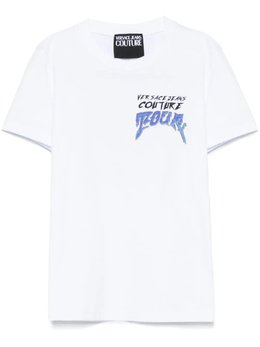 Versace Jeans Couture: Белая футболка 