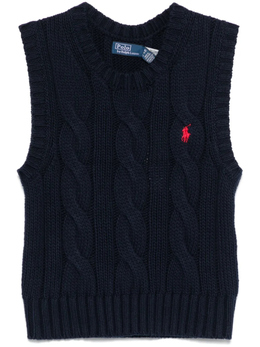 Polo Ralph Lauren: Синий топ 