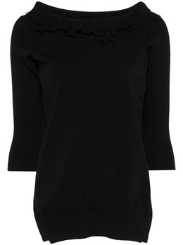 Ermanno Scervino: Свитер с вышивкой 