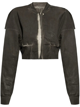 Rick Owens Drkshdw: Серая куртка 