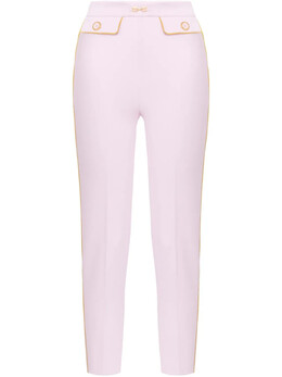 Elisabetta Franchi: Розовые брюки 