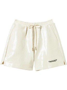 TWINSET: Шорты с пайетками 