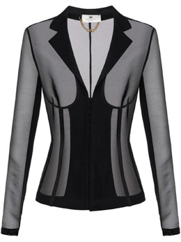 Elisabetta Franchi: Чёрная куртка 