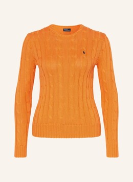 Polo Ralph Lauren: Оранжевый свитер 
