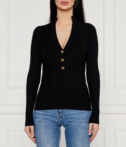 Elisabetta Franchi: Чёрный свитер 