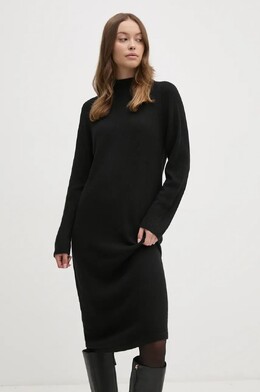 United Colors Of Benetton: Чёрное платье 