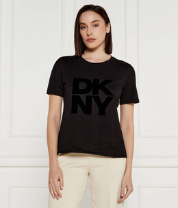 DKNY: Чёрная блуза 