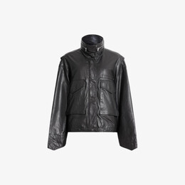 Allsaints: Кожаная куртка  Clay