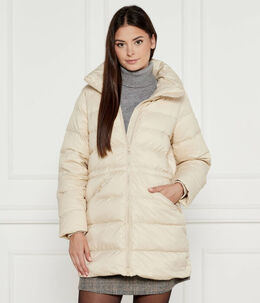 Tommy Hilfiger: Бежевый пуховик 