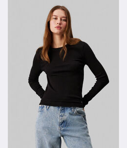 Calvin Klein Jeans: Чёрная блуза 