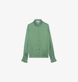 Zadig&Voltaire: Атласная рубашка 