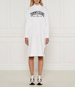 Tommy Jeans: Белое платье 