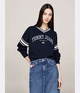 Tommy Jeans: Синий свитер 