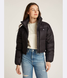Calvin Klein Jeans: Чёрный пуховик 