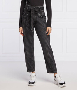 Pepe Jeans London: Чёрные джинсы 
