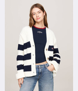 Tommy Jeans: Бежевый кардиган 