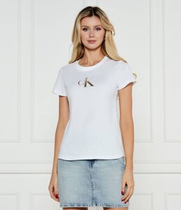 Calvin Klein Jeans: Белая футболка 