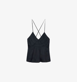 Zadig&Voltaire: Топ с v-образным вырезом 