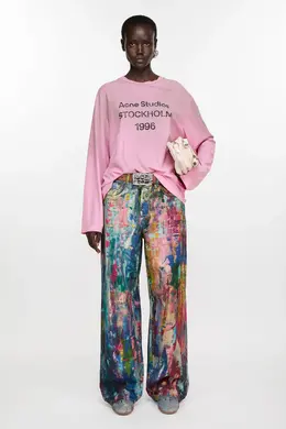 Acne Studios: Голубые джинсы 