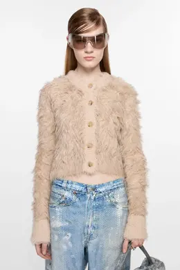 Acne Studios: Бежевый кардиган 