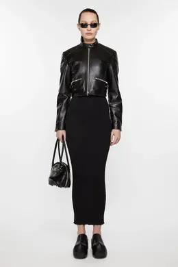 Acne Studios: Кожаная куртка 
