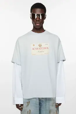 Acne Studios: Футболка с принтом 