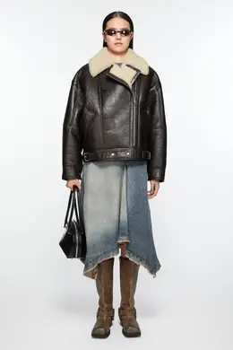 Acne Studios: Кожаная куртка 