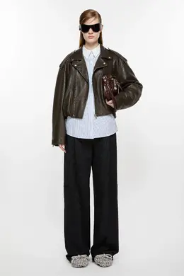 Acne Studios: Кожаная куртка 