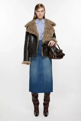 Acne Studios: Кожаная куртка 