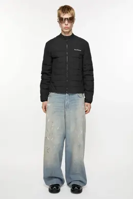 Acne Studios: Чёрный пуховик 