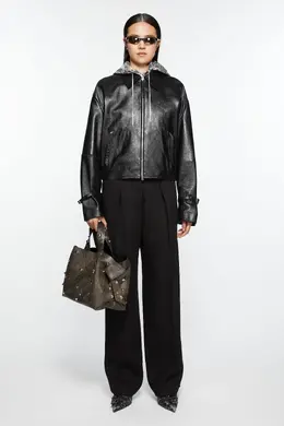 Acne Studios: Кожаная куртка 
