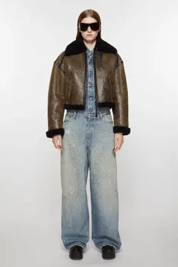 Acne Studios: Куртка из овчины 