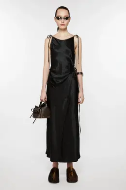 Acne Studios: Атласное платье 