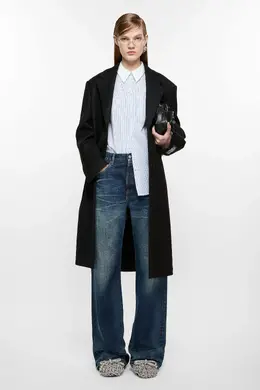 Acne Studios: Однобортное пальто 