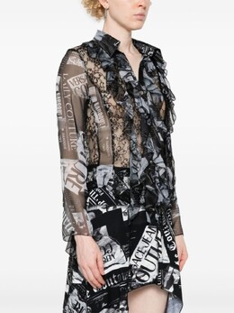 Versace: Прозрачные джинсы 
