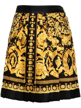Versace: Шёлковая юбка  Barocco