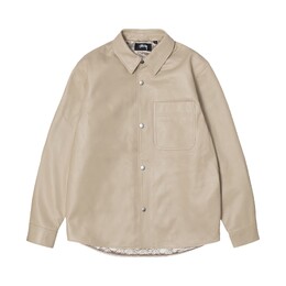 Stussy: Кожаная рубашка 