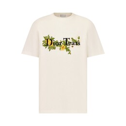Dior: Джинсовая футболка 