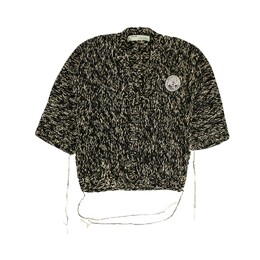 Off-White: Чёрный кардиган 