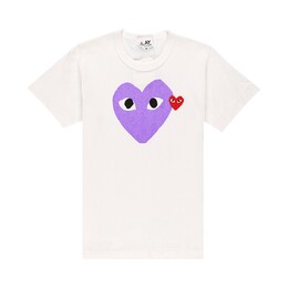Comme des Garçons: Фиолетовая футболка 