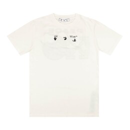 Off-White: Белая футболка 