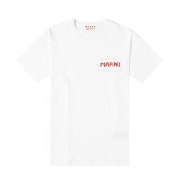 Marni: Белая футболка 