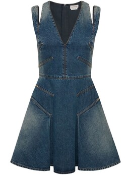 Alexander McQueen: Джинсовое платье 