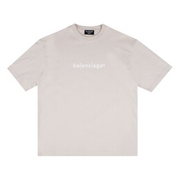Balenciaga: Серая футболка 